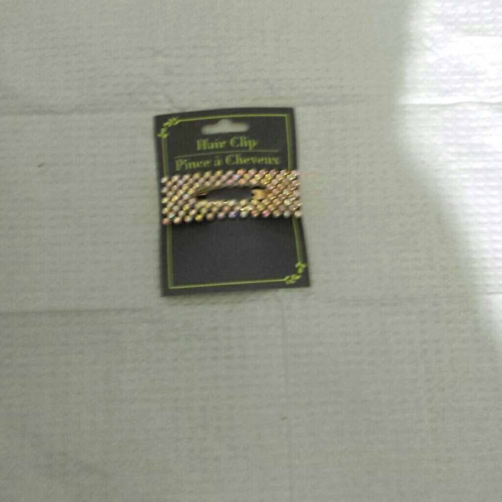 Rhinestone Barrette.